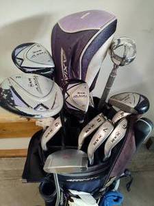 lot 154 image: Womens Axial Ram Golf Clubs & Bag
