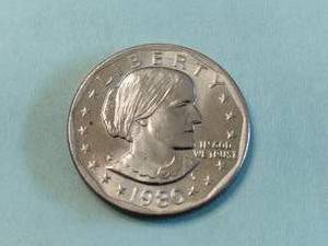 lot 150 image: Susan B Anthony Dollar Coin