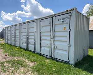 lot 459 image: One Trip Sea Container, 4 Side Doors, 40 High Cube, SN CFGU4036286