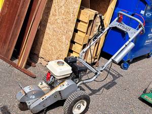lot 12 image: Dosko Gasoline-Powered Stump Grinder (Silver)