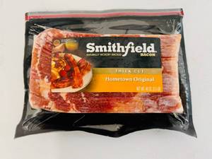 lot 75 image: F. 40oz Smithfield Thick Cut Bacon