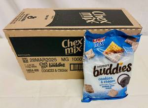 RR. 7x 4.25oz Chex Mix-Muddy Buddies-Cookies & Cream