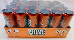 lot 218 image: 24x Prime Energy-Orange Mango