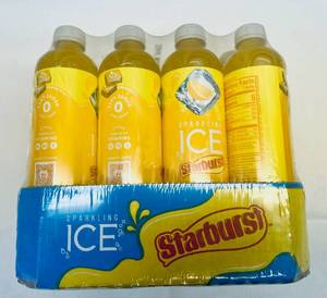 lot 329 image: 12x Sparkling Ice Starburst-Lemon