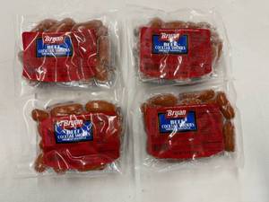 lot 52 image: G. 4x 12oz Beef Cocktail Smokies