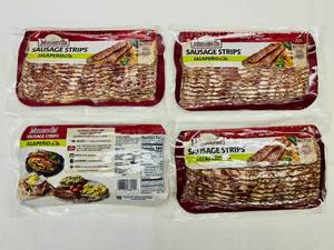 lot 93 image: B. 6x 10oz Johnsville Sausage Strips-Jalapeno