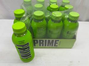 lot 177 image: 12x 16.9oz Prime Hydration-Lemon Lime
