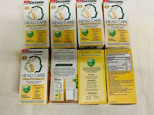 lot 379 image: 8x 110 Tablets Excedrin Head Care Proactive Health