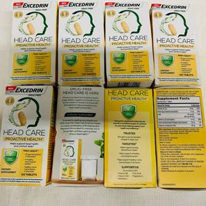 8x 110 Tablets Excedrin Head Care Proactive Health