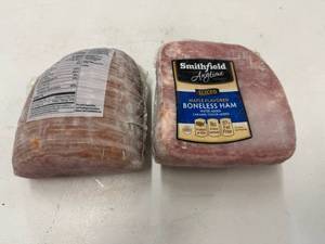 lot 7 image: E. 5.0lbs Smithfield Sliced Boneless Ham-Maple Flavored
