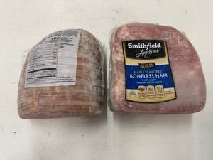 lot 14 image: E. 5.0lbs Smithfield Sliced Boneless Ham-Maple Flavored