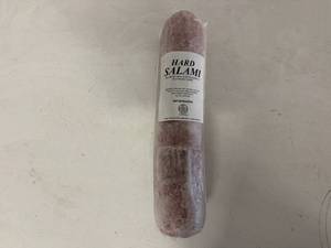 lot 19 image: A. 6.35lbs Hard Salami