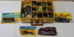 lot 10 image: 2 Sided Plano Magum Tackle box, Both Sides with Tackle