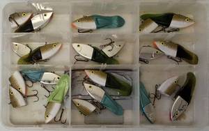 lot 14 image: Scheels Tackle Box Loaded with Berkley Power Trap Baits