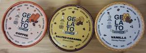 lot 49 image: Gelato Festival (1) Coffee Cookie Crumbles (1) Salted Carmel Chocolate Chip (1) Vanilla Honey Pecan - Frozen (View Photos)