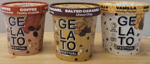 Gelato Festival (1) Coffee Cookie Crumbles (1) Salted Carmel Chocolate Chip (1) Vanilla Honey Pecan - Frozen (View Photos)
