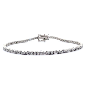 lot 13 image: NEW 2 Carat Diamond Tennis Bracelet $4,250 Retail VIDEO