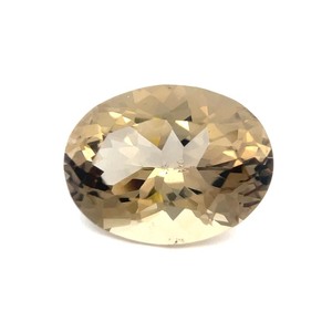 lot 69B image: 23.77 Carat Smokey Quartz  Extra Large Oval Cut  VIDEO 