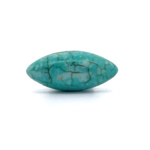 lot 71B image: 7.64 Carat Marquise-Shaped Spiderweb Turquoise  VIDEO 