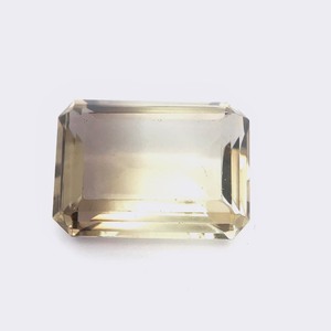 lot 79B image: 15.84 Carat Smokey Quartz  Emerald Cut  VIDEO 