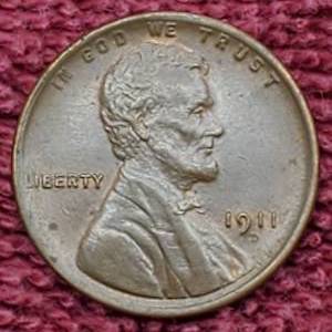 lot 23 image: 1911-D Lincoln Cent with some Mint Luster Extremely RARE in this condition