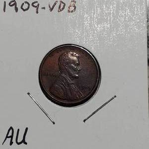 lot 26 image: 1909-VDB Lincoln Cent Higher Grade