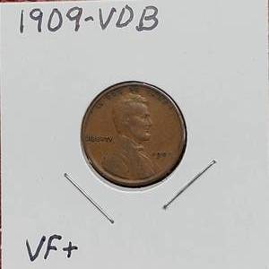 lot 27 image: 1909-VDB Lincoln Cent Higher Grade