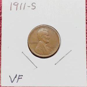 lot 31 image: 1911-S Lincoln Cent Higher Grade