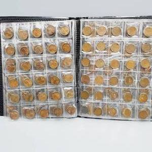 lot 34 image: 160 Wheat Cents Many in  the Teens & 20s, and Many S Mints