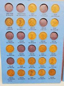 lot 38 image: Lincoln Cents in Folder Incl 1910-S, 1913-D, 1915-D, 1923-S, 1924-S, etc.