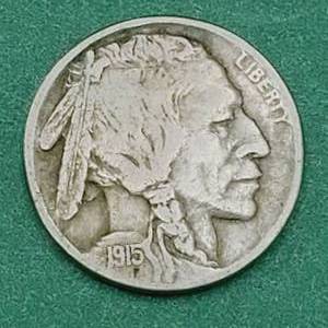 lot 50 image: 1915-D Buffalo Nickel