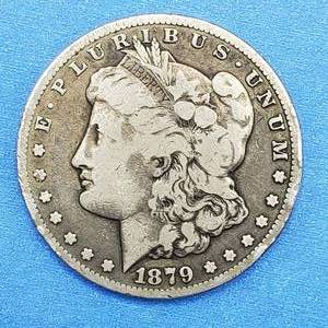 lot 96 image: 1879-CC Morgan Silver Dollar