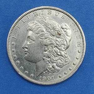 lot 102 image: 1901 Morgan Silver Dollar Higher Grade