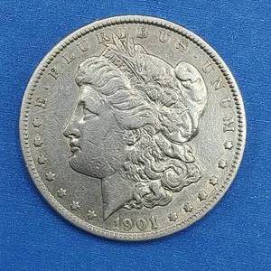 lot 103 image: 1901 Morgan Silver Dollar Higher Grade