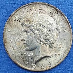 lot 111 image: 1923 Silver Peace Dollar