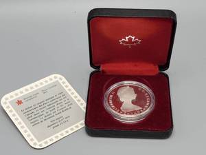 lot 245 image: 1985 Canada National Park Dollar on Case 50% Silver