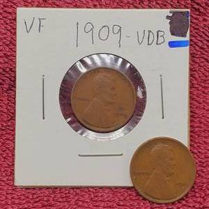 lot 361 image: 1909 & 1909-VDB Lincoln Cent Higher Grade