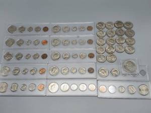 lot 401 image: $20.71 Face Value in Modern Coin Sets in Holders, Kennedy Halves & Ike Dollar