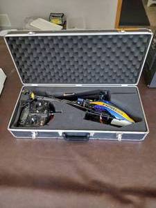lot 14 image: Remote Gyro Brushless Walkera Helicopter V450 DO3 with six axis stabilization.