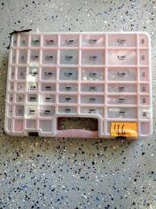 lot 46 image: Assorted Nuts and bolts with Carrying Case