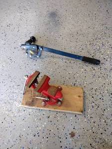 lot 56 image: 3  Vice Grip and Drum Opener