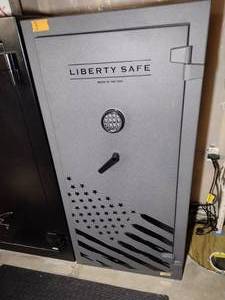 lot 3 image: Gray Liberty Gun Safe