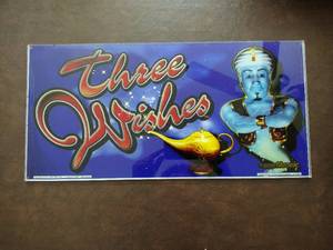 lot 94 image: Three wishes 2000 Atronic glass 20 x 10