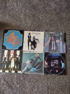 lot 73 image: 6 records Chicago, Fleetwood Mac, and more.