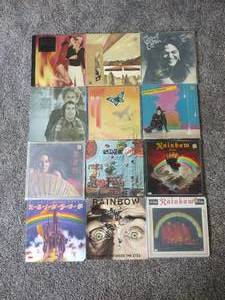 lot 87 image: 12 records Simon & Garfunkel Bridge over Troubled Water, Jefferson Starship, Rainbow Rising, Tommy Bolin Private Eye,  Chaka Khan, Steve Wonder, Rainbow, Tommy Bolin