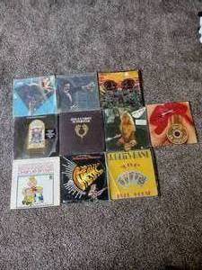 lot 81 image: 10 Records UFO, Blue Osyster Cult, Jesus Christ Superstar, Steppenwolf 7, Original Your A good Msn Charlie Brown & more