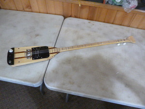 lot 67 image: Homemade Electric Paddle Guitar