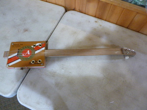 lot 68 image: Homemade Cigar Box Guitar