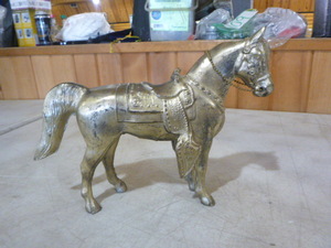lot 73 image: Metal Horse Statue
