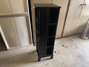 lot 26 image: Rotating Four Sided Storage Cabinet (13 x 13 x 44)